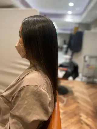 ロング パーマ 松田 響のヘアスタイル