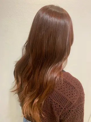 ロング カラー 奥田 彩乃🧸🩵のヘアスタイル