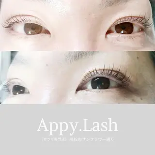 マツエク・マツパ まつげと眉の専門店 Appy.Lashのマツエク・マツパデザイン