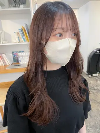 ロング 【表参道】Ruri デジタルパーマのヘアスタイル