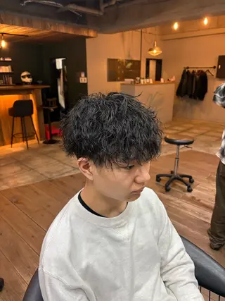 ショート メンズ ミニモ限定激安 /束感ヘア/そうたのヘアスタイル
