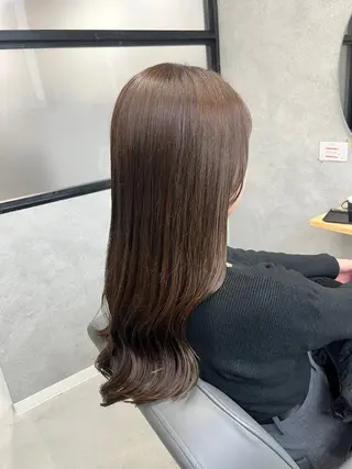 ロング カラー sayaka 透明感カラーのヘアスタイル