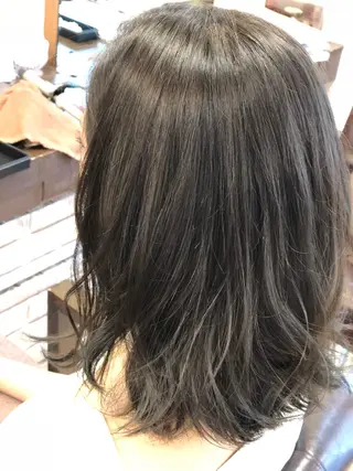 ミディアム カラー 縮毛矯正・髪質改善 支持No1🫧北島のヘアスタイル