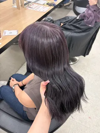 ロング miku/ラベンダー 透明感カラー🪻❤︎のヘアスタイル