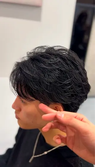 ショート パーマ メンズ 🔮メンズ縮毛矯正 メンズパーマ💎竹永のヘアスタイル