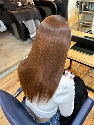 ロング 縮毛矯正&髪質改善 特化/ゆいのヘアスタイル