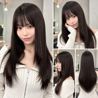 ミディアム カラー 🦋韓国風レイヤー/ 艶髪矯正🦋凛太郎のヘアスタイル