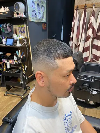 ショート BARBERSHOP NOR 店長YUTOのヘアスタイル