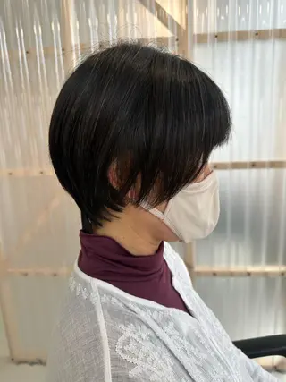 ショート 深見 真由のヘアスタイル