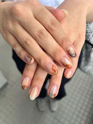 ネイル 🤎Two ERI🤎のネイルデザイン