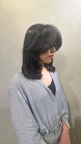 ミディアム 本場🇺🇸 海外ヘア🇺🇸広尾のヘアスタイル