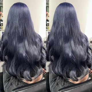 ロング バレイヤージュ ボブ🌈ナツヤのヘアスタイル