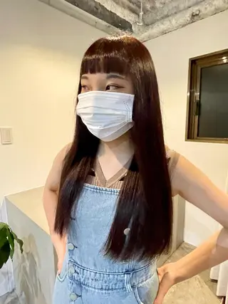 ロング カラー ヘアアレンジ REONA🪽✨薬院 レイヤーカット🫧のヘアスタイル