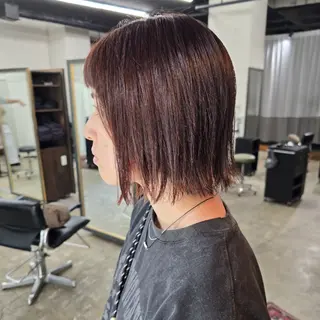 ショート カラー ハヤシ マユ ✂ 府中美容室のヘアスタイル