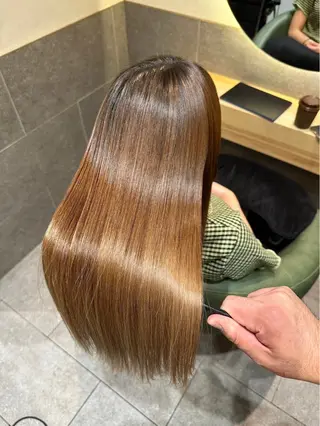 ロング カラー パーマ 色落ちまで盛れる 💟まなみのヘアスタイル