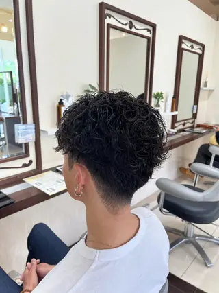 ショート パーマ メンズ 🧊メンズ特化🧊 高木航希のヘアスタイル