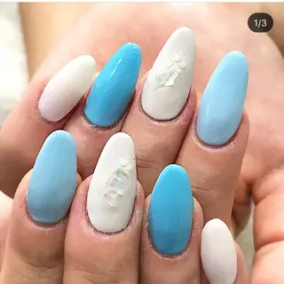 ネイル 渋谷/チップ長さ出し 👑アプレgel-xのネイルデザイン