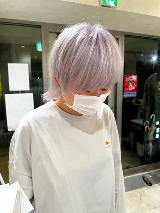 ショート カラー デザインカラー🎨 下北沢 / 磯部のヘアスタイル