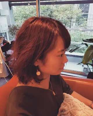 ミディアム spa hair ark 富井直美のヘアスタイル