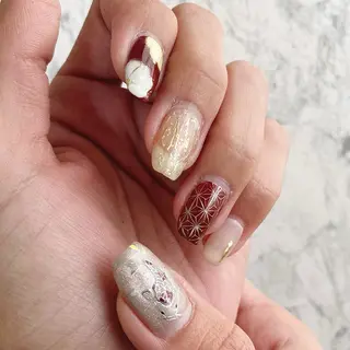 ネイル 手書きが得意🖌️ Y’s  nailのネイルデザイン