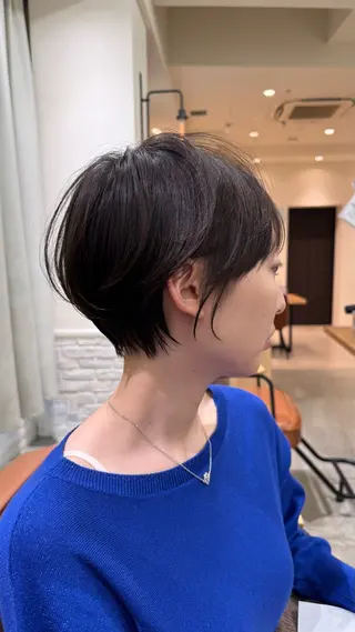 ショート カラー お悩み解決ショート/ 似合わせカット/といのヘアスタイル