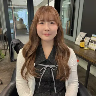 セミロング 💘札幌クロスパーマ 髪質改善💘rinaのヘアスタイル