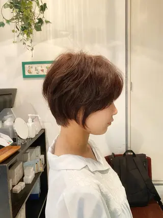 ショート カラー 美髪❣️縮毛矯正/ 髪質改善✨/山本のヘアスタイル