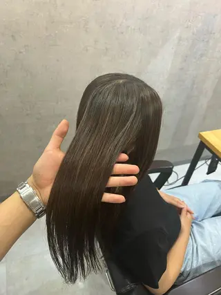 セミロング カラー パーマ特化美容師 佐藤壮流のヘアスタイル