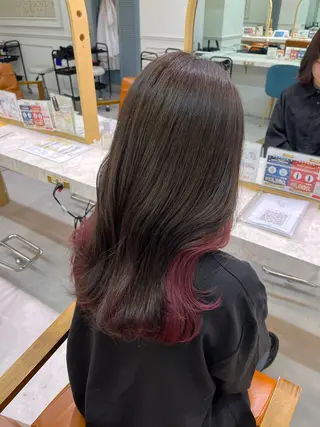 ロング カラー 長島美織 /透明感カラーのヘアスタイル