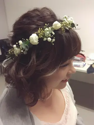 ミディアム カラー ヘアアレンジ soul salon ✩☪︎⋆｡IZUMIのヘアスタイル
