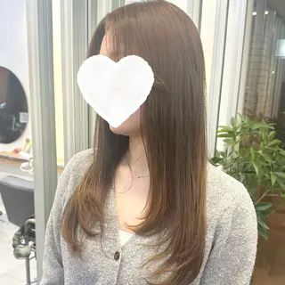 セミロング リキ/髪質改善 /縮毛矯正🫧のヘアスタイル