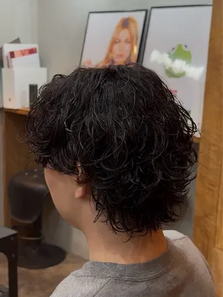 パーマ メンズ 野中 慈穏のヘアスタイル