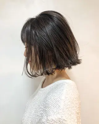 ミディアム カラー DAISUKE 美容師のヘアスタイル