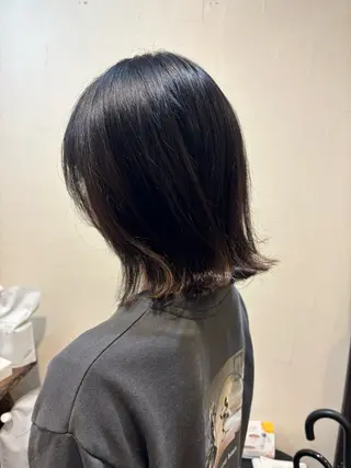 ミディアム 縮毛矯正特化/ 小顔カット/森彪真のヘアスタイル