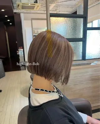 ショート カラー 透明感&レイヤー 似合わせ🫧/なぎのヘアスタイル