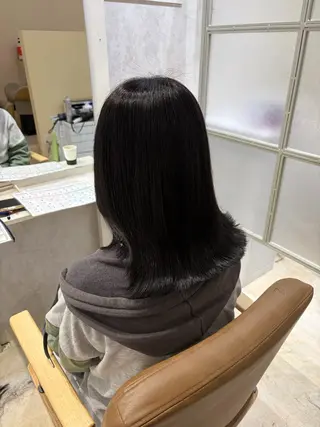 ミディアム Rico🤎まこと 🤎ボブ/艶カラー♪のヘアスタイル