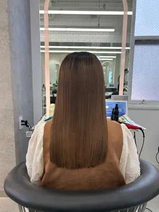 ロング 髪質改善/縮毛矯正 山口蒼太のヘアスタイル
