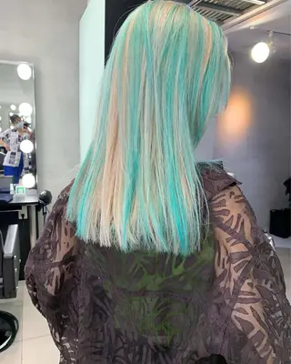 ロング カラー ヘアアレンジ SHACHU ayamiのヘアスタイル