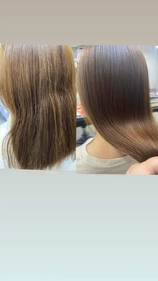 ロング 中村 靖彬のヘアスタイル