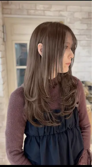 ロング 奥野 貴史　代表　レイヤーのヘアスタイル