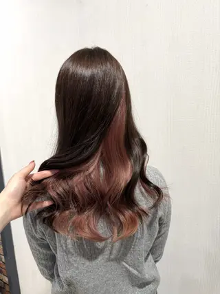 ミディアム ayumi / 郡山/暖色カラーのヘアスタイル