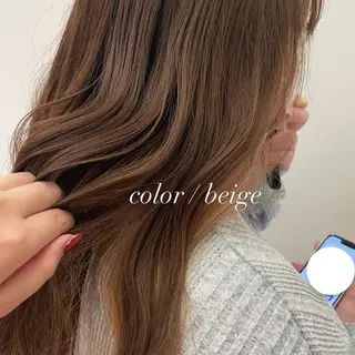 ロング カラー 似合わせカット/ 青竹真璃亜のヘアスタイル
