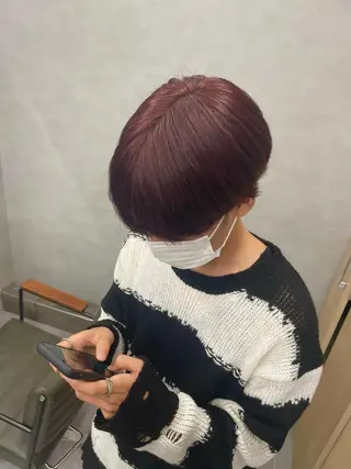 ショート カラー メンズ ANNA 🧸のヘアスタイル