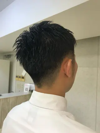ショート メンズ 透明感color💛 &メンズ特化✂️大石のヘアスタイル