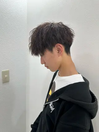 ショート 👑メンズパーマ👑 中谷 陸のヘアスタイル