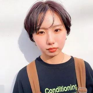 ショート カラー 中川 竜誠のヘアスタイル