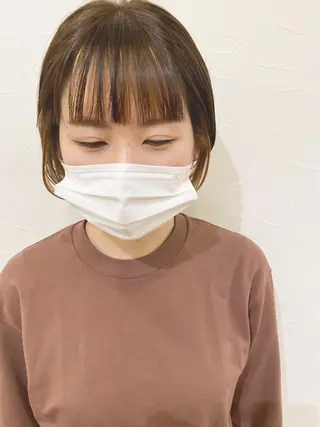 カラー 優子/ 似合わせカットカラーのヘアスタイル