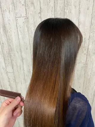 ロング カラー パーマ 勝河 怜楊のヘアスタイル