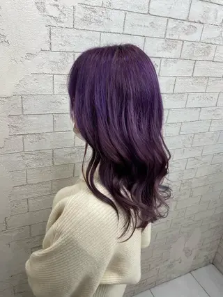 ロング カラー グレージュ達人/赤み 消し/ブリーチ/岩崎のヘアスタイル