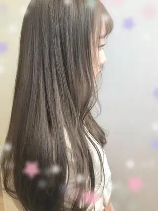セミロング カラー 新宿駅近♡個室 ♡関口三都季🌜のヘアスタイル